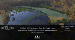 Desktop Screenshot of kooindahwatersgolf.com.au